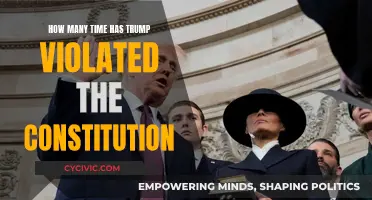 Trump's Constitution Violations: A Comprehensive Count