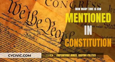 God in the Constitution: A Mention Worthy Fact