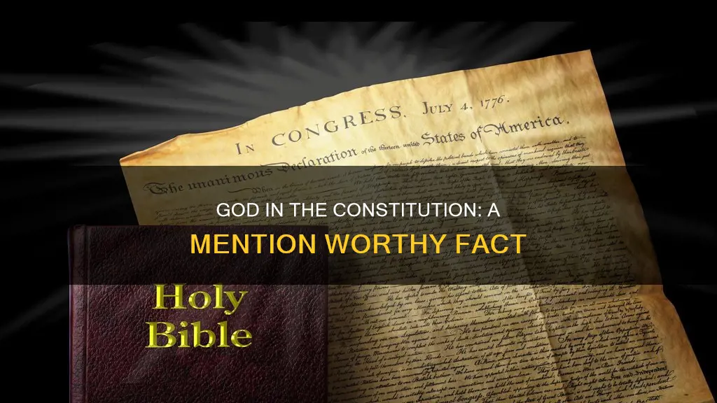 how many time is god mentioned in constitution