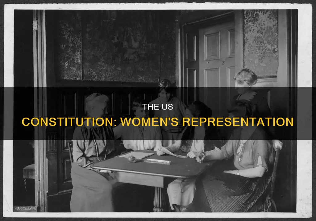 how many time is women mention in the us constitution