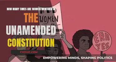 The Constitution's Mention of Women: A Sad Reality