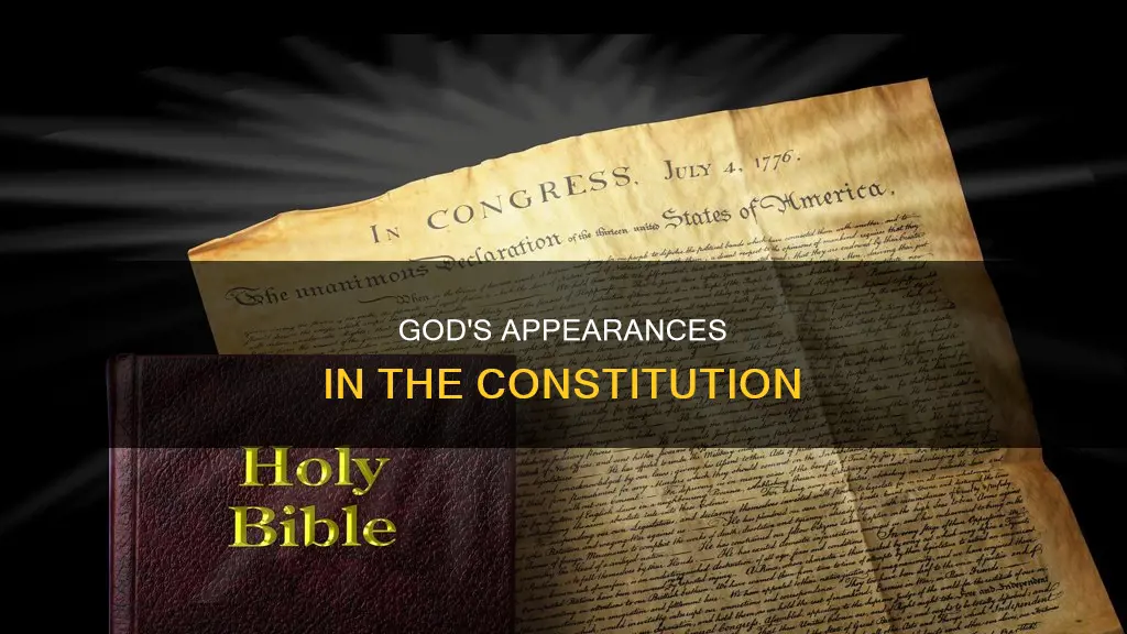 how many times does god appear in the constitution