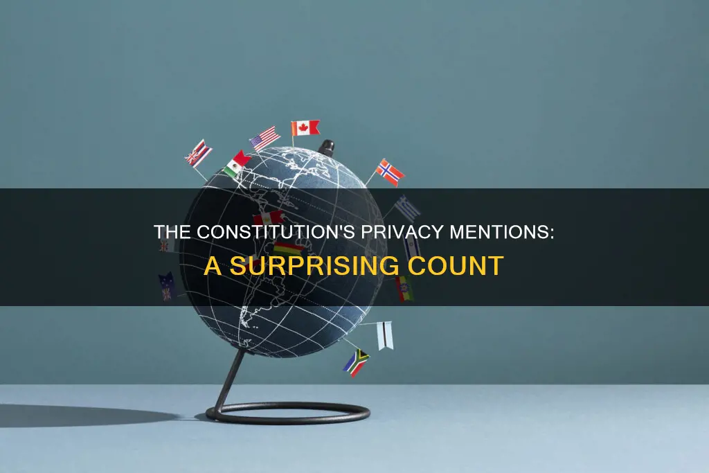 how many times does privacy appear in the constitution