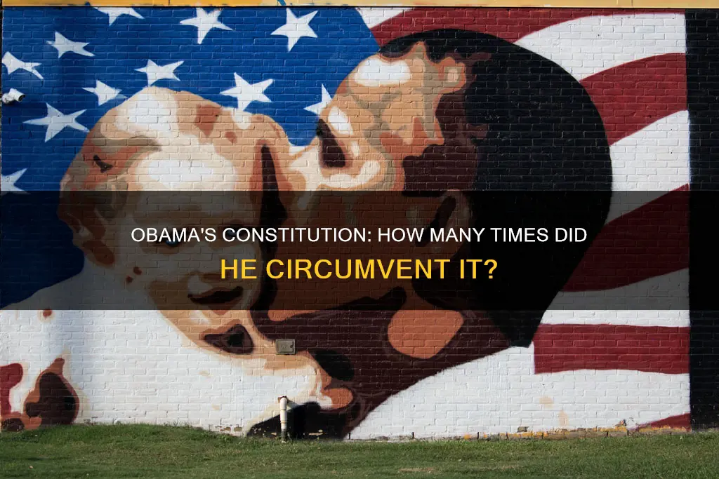how many times has obama circumvented the constitution