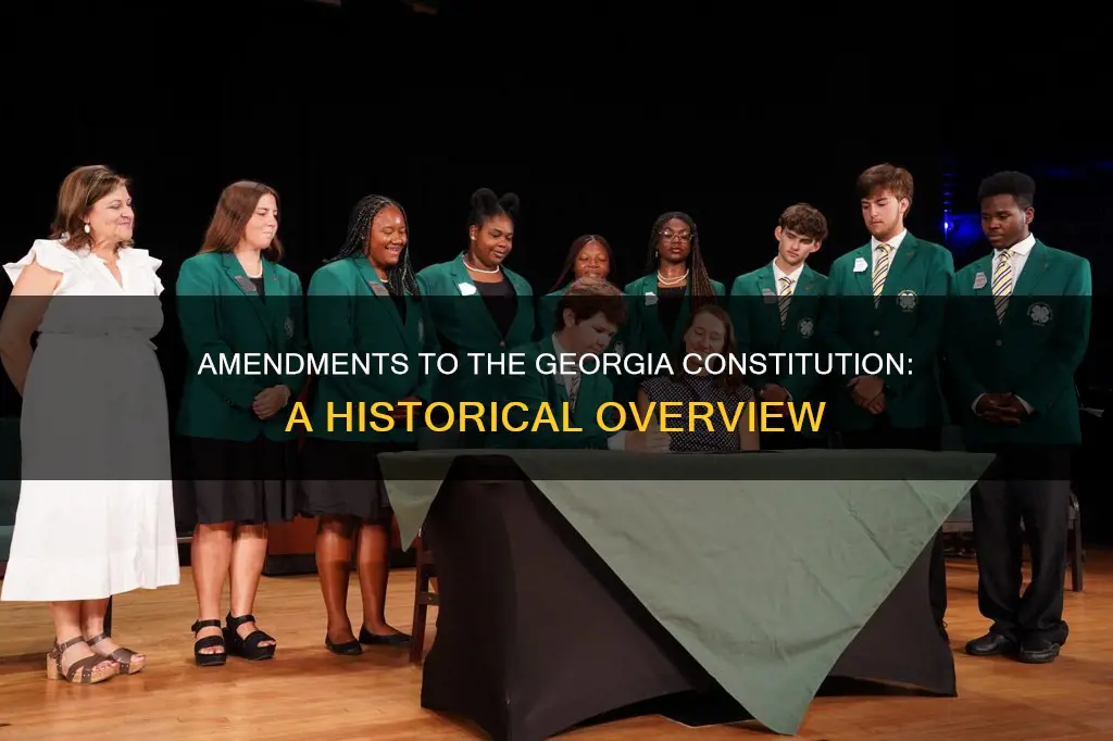 how many times has the georgia constitution been amended