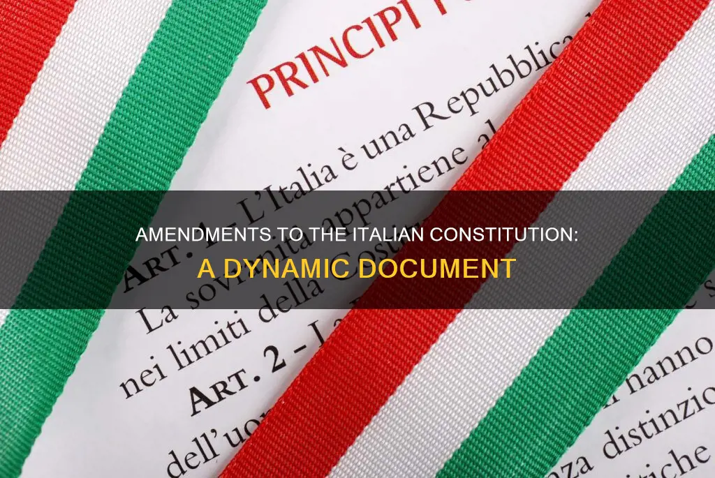 how many times has the italian constitution been amended