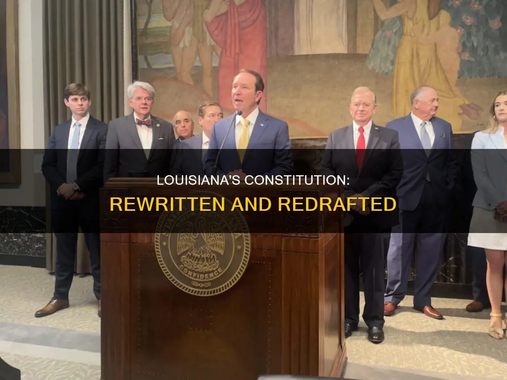 how many times has the louisiana constitution been rewritten