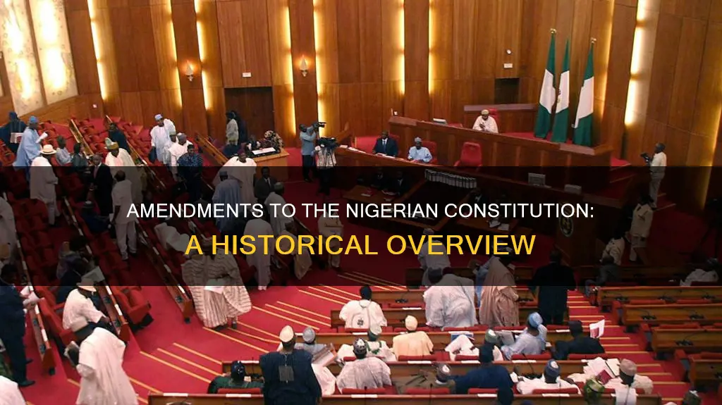 how many times has the nigerian constitution been amended