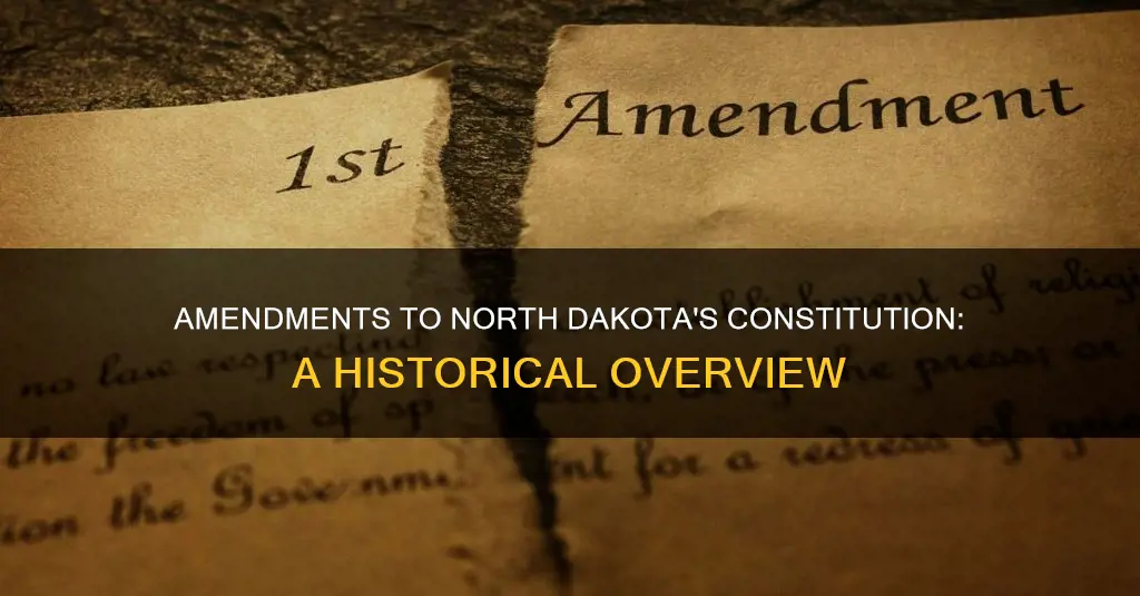 how many times has the north dakota constitution been amended