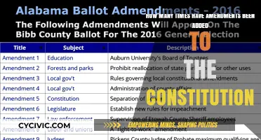 Amendments to the Constitution: A Dynamic History