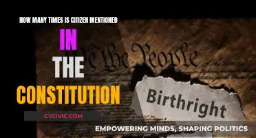 The Constitution's Citizen Mentions: A Comprehensive Count