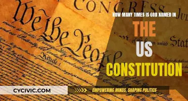 God's Name in the US Constitution: A Surprising Count