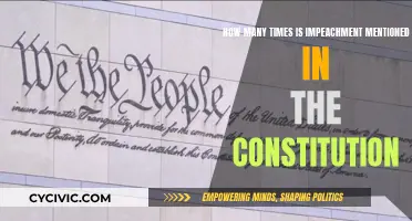 Impeachment: The Constitution's Mention and Its Significance