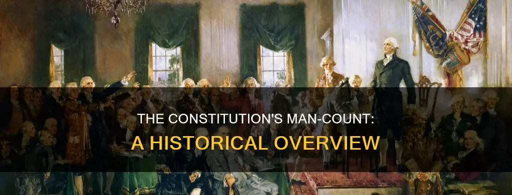 how many times is man in the constitution