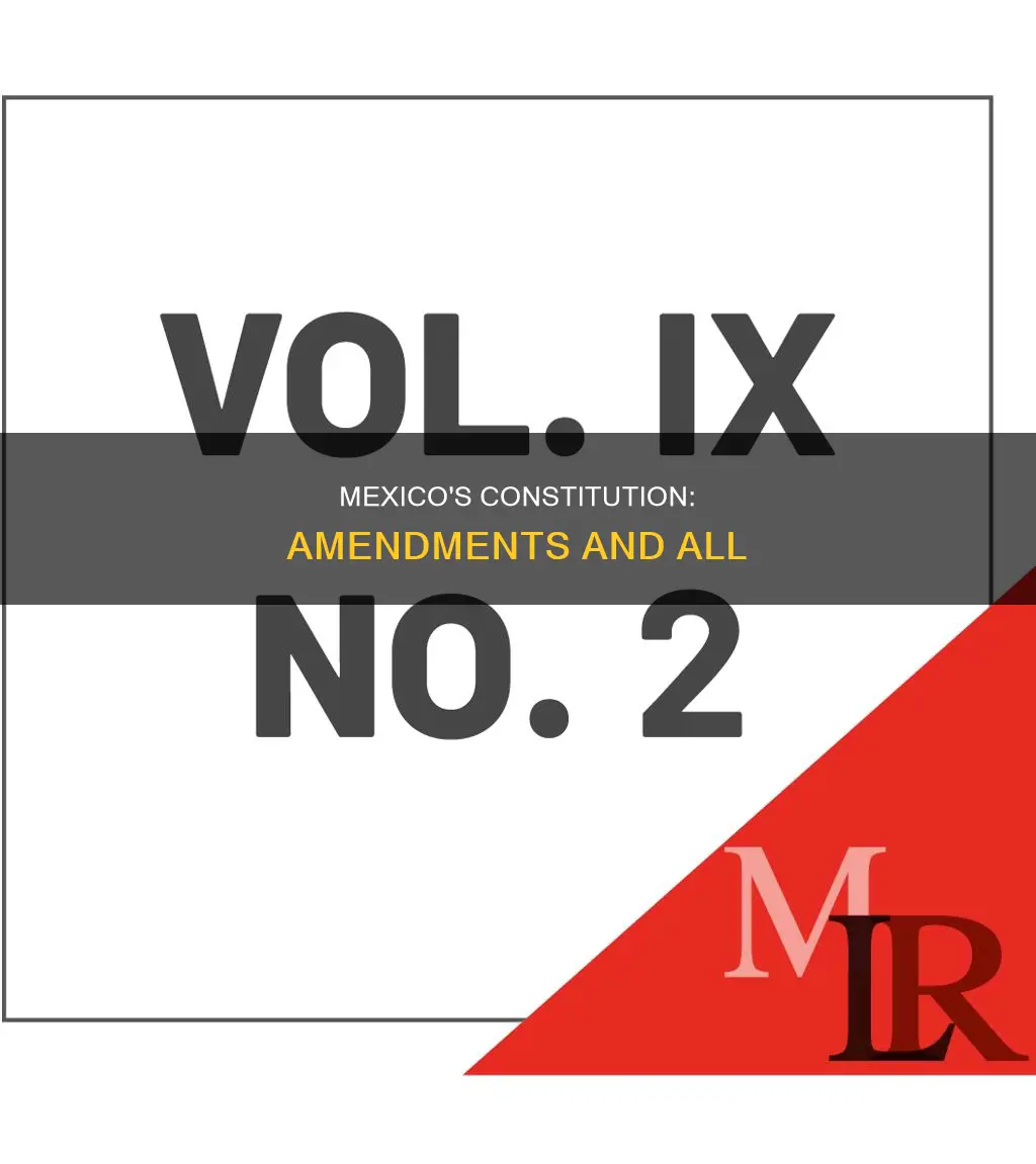 how many times mexico amended constitution