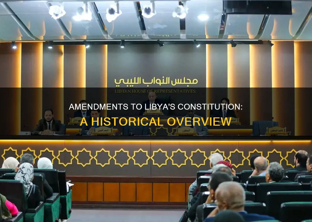 how many times was libyan constitution amended