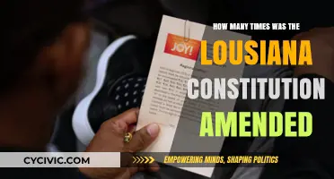 Louisiana's Constitution: Amended Many Times Over