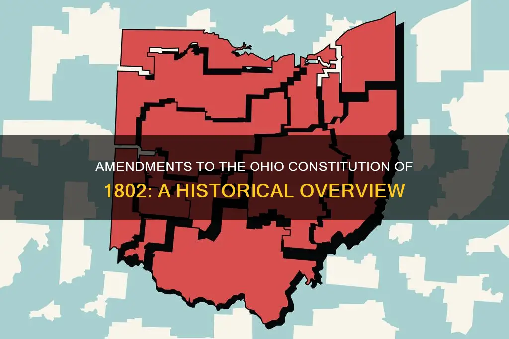 how many times was the ohio constitution of 1802 amended