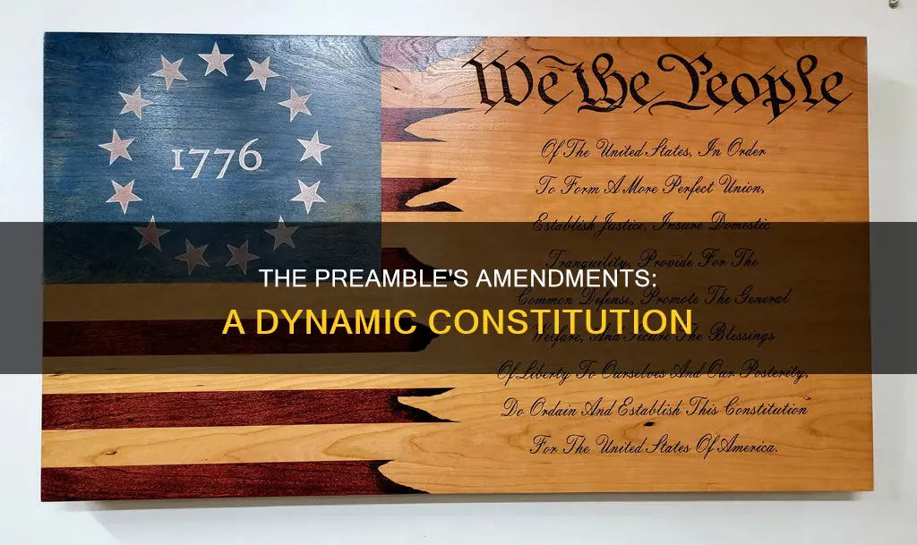 how many times was the preamble of the constitution amended