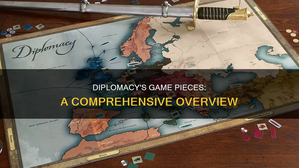 how many total game pieces in diplomacy