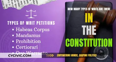 Writs in the Constitution: What Types Exist?