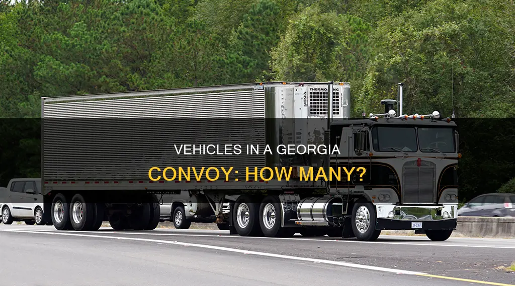 how many vehicles constitute a convoy in georgia