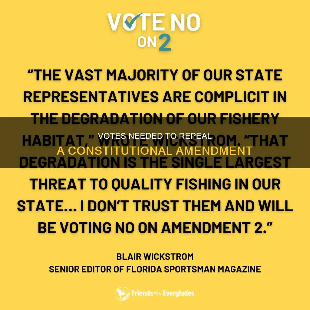 how many votes to repeal a constitutional amendment