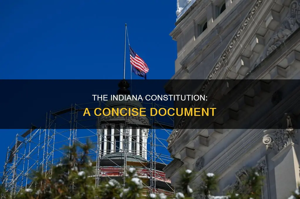 how many words are in the indiana constitution