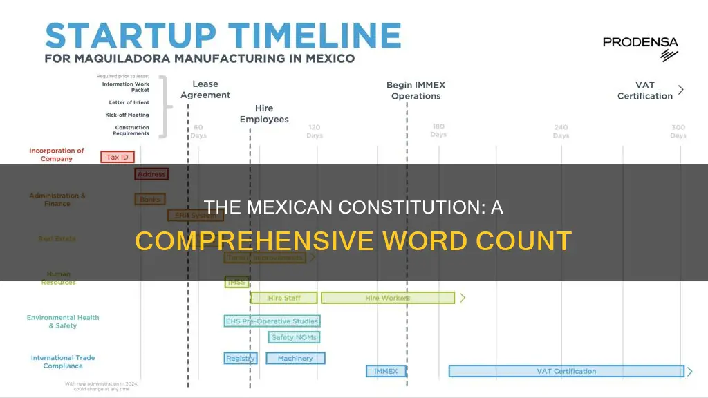 how many words are in the mexican constitution