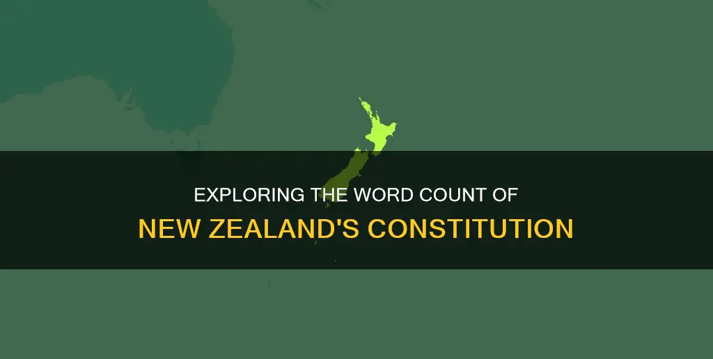 how many words are in the new zealand constitution