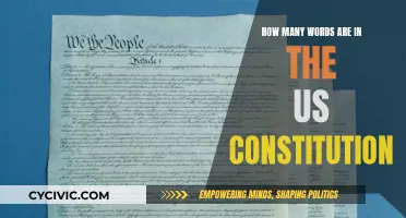 The US Constitution: A Concise Word Count