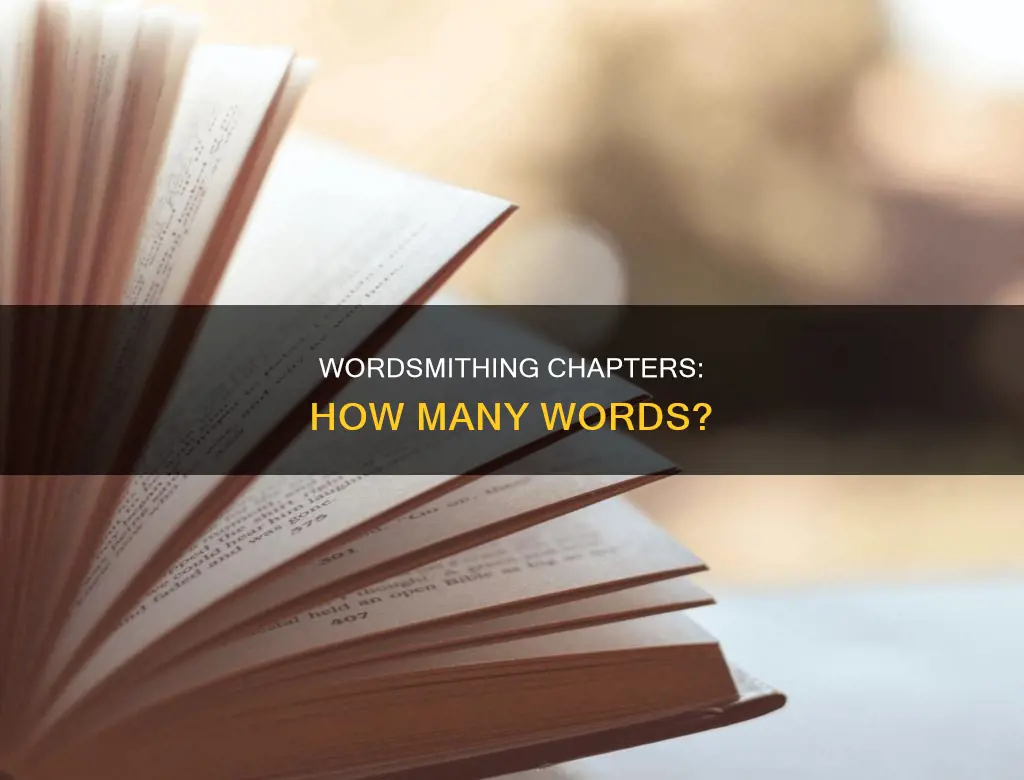how many words constitute a good book chapter in non-fiction