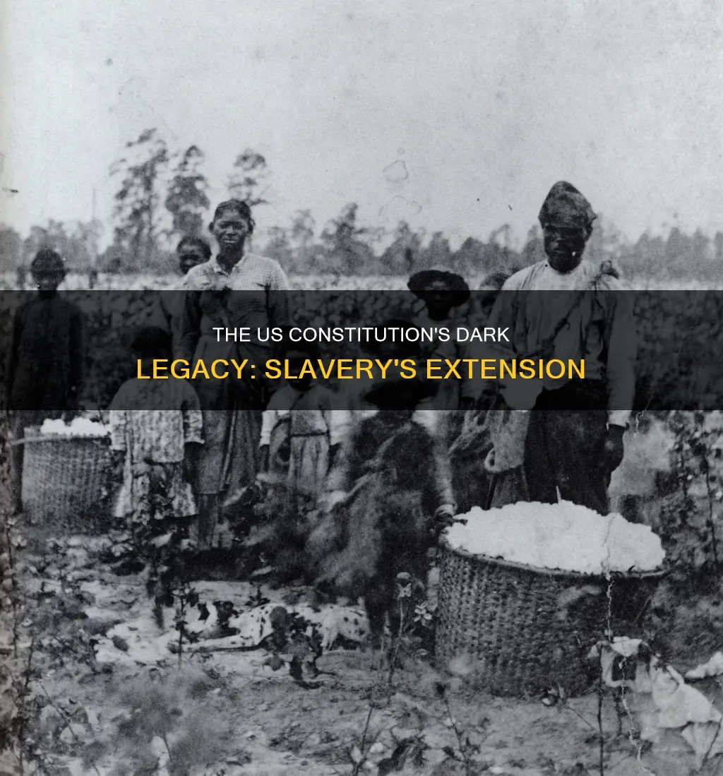 how many year did the us constitution extend slavery