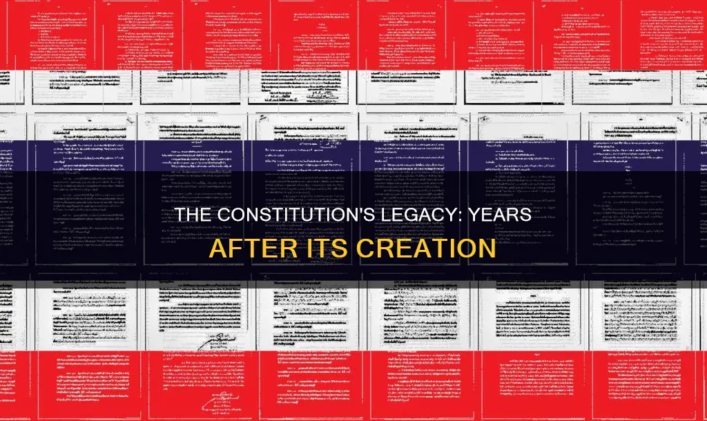 how many years after the constitution was created