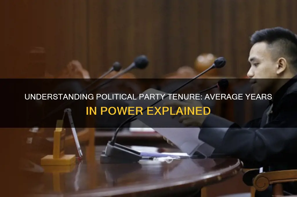 how many years does a political party rule for