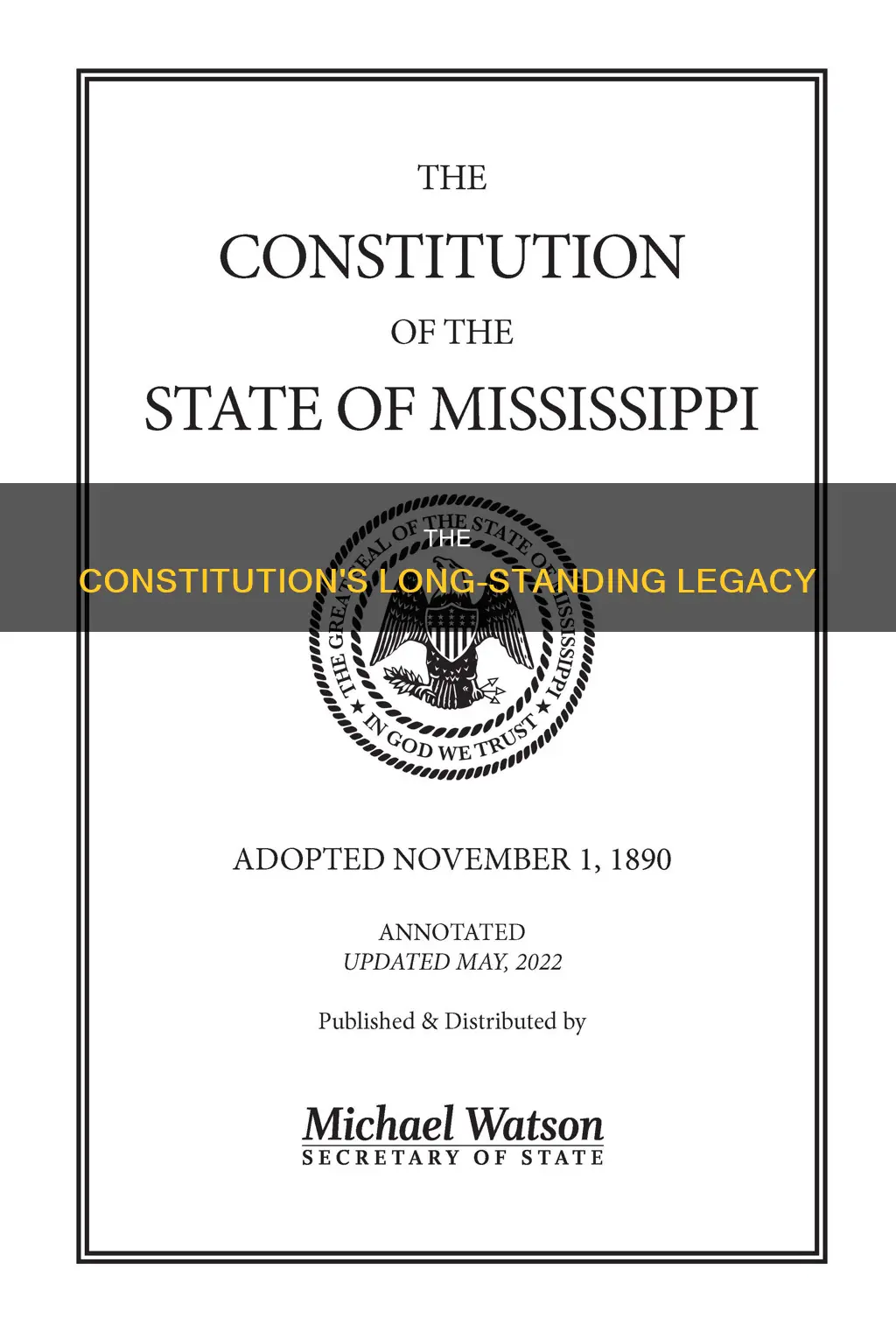 how many years has the constitution been in place