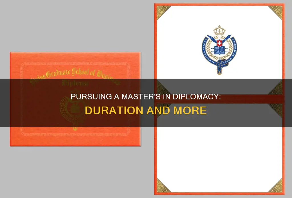 how many years is diplomacy master degree