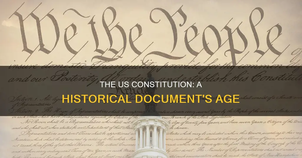 how many years old is the us constitution
