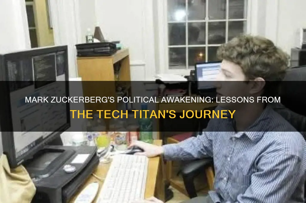 how mark zuckerberg learned politics