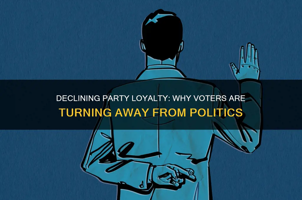 how mass attraction to political parties is declining