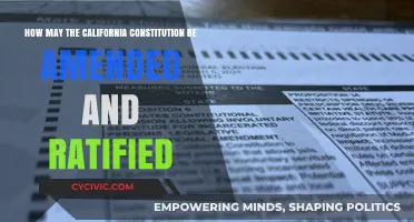 California Constitution Amendments: Process and Ratification