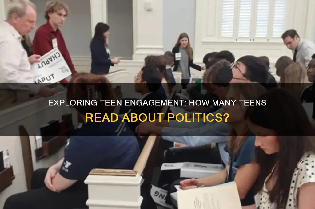 how meny teens read politics