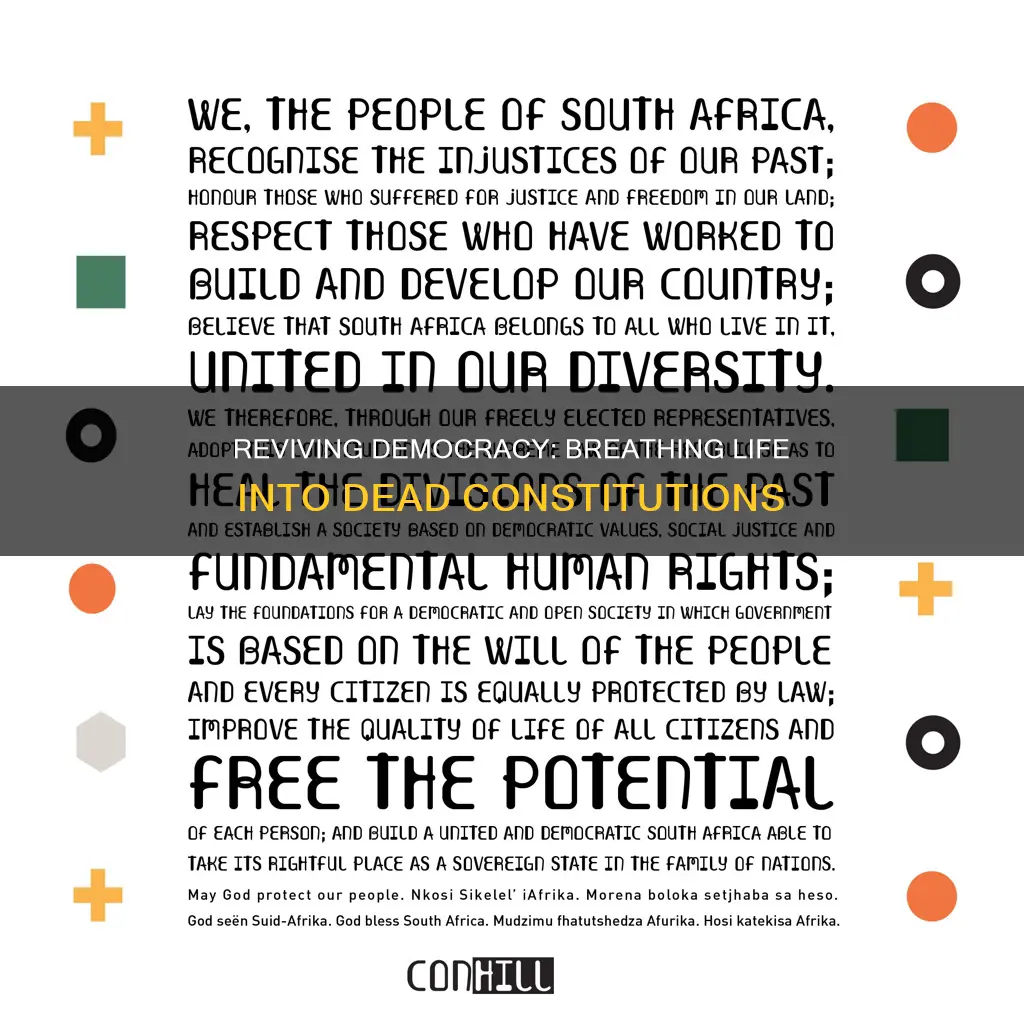 how might a dead constitution protect democracy