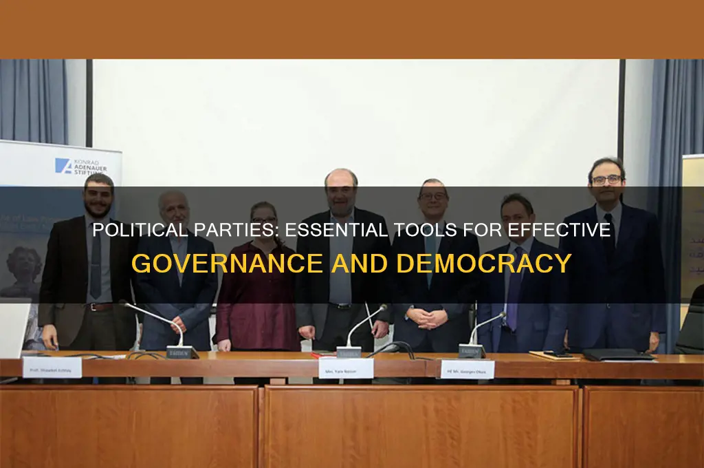 how might political parties be useful in government