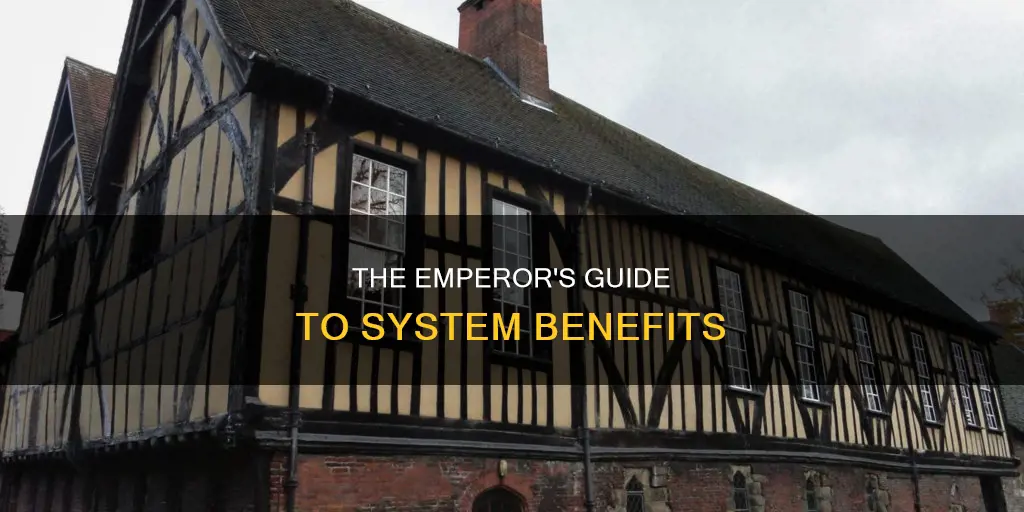 how might the emperor benefit from this system