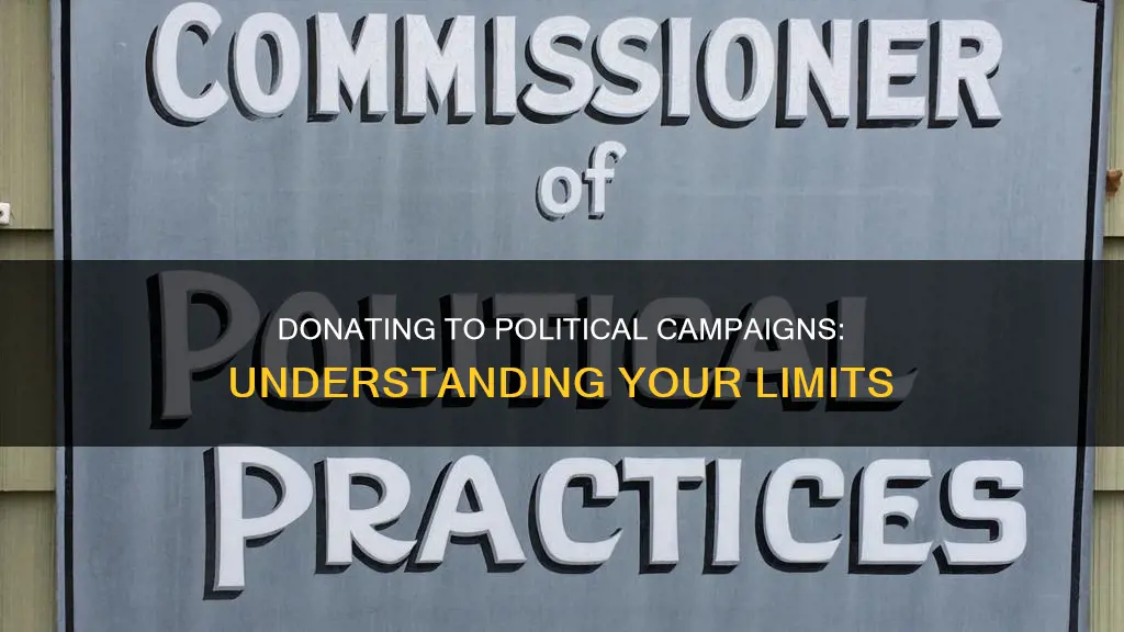 how much can i donate to political campaigns