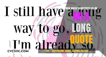 MLA Long Quotes: How Many Words?