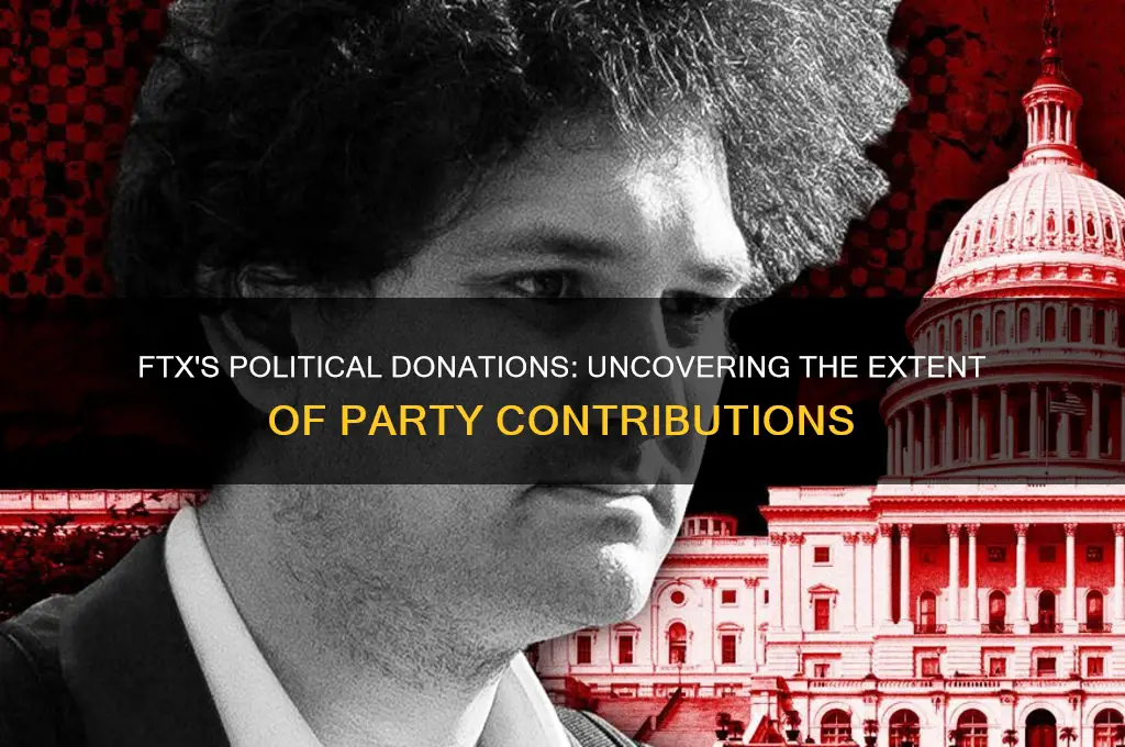 how much did ftx donate to political parties