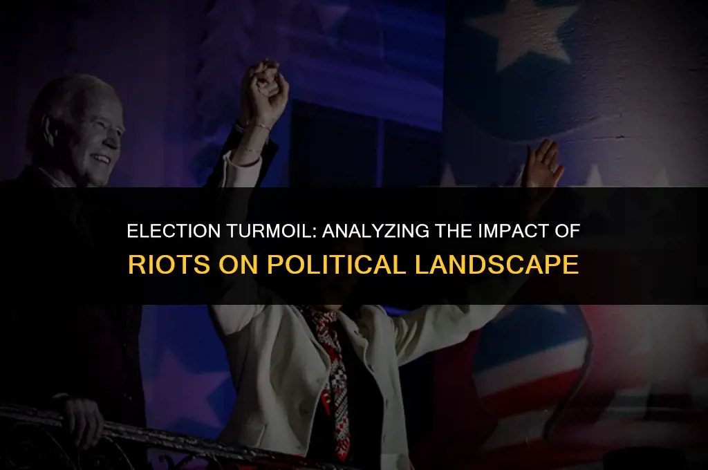how much did the political election change after the riots