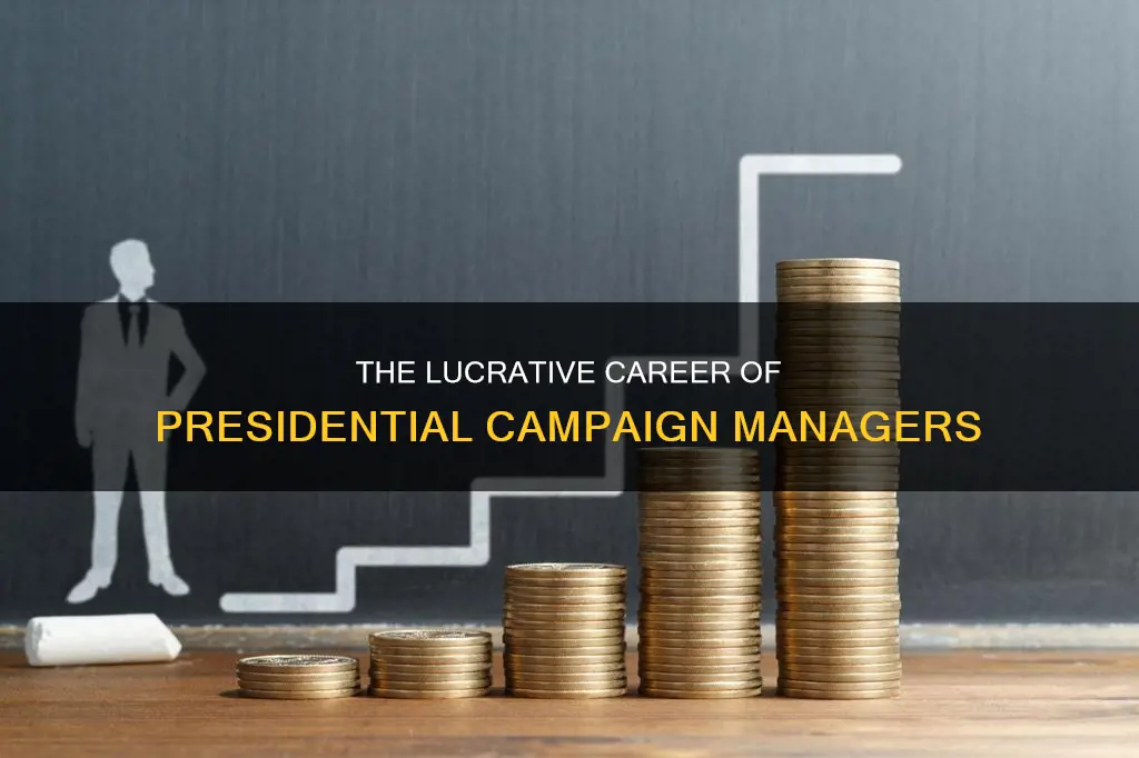 how much do presidential campaign managers make